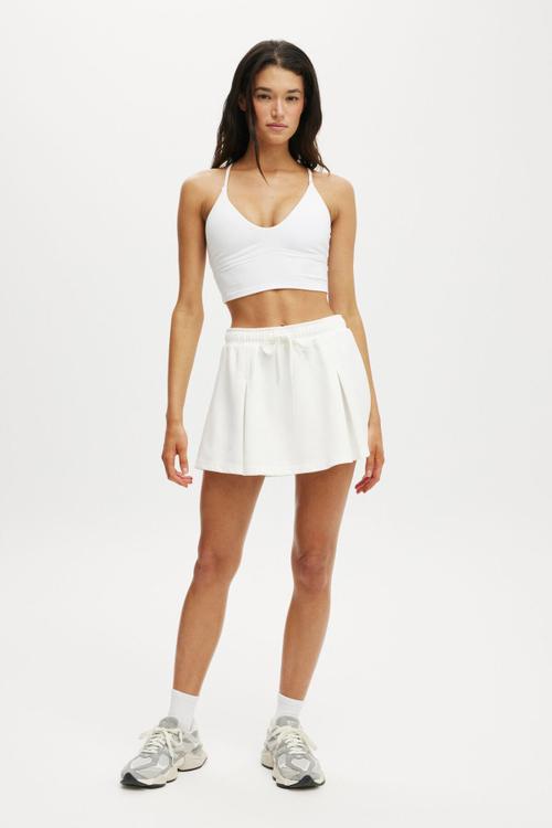 Lifestyle Pleat Skirt - Coconut Milk
