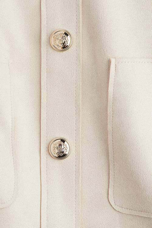 Pocket-detail cardigan - light beige