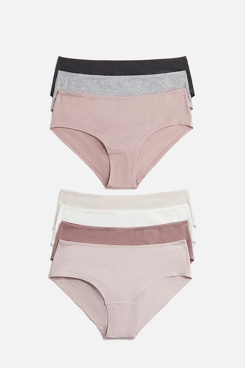 7-pack hipster briefs - multi