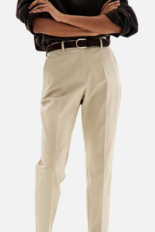 Cigarette trousers - beige