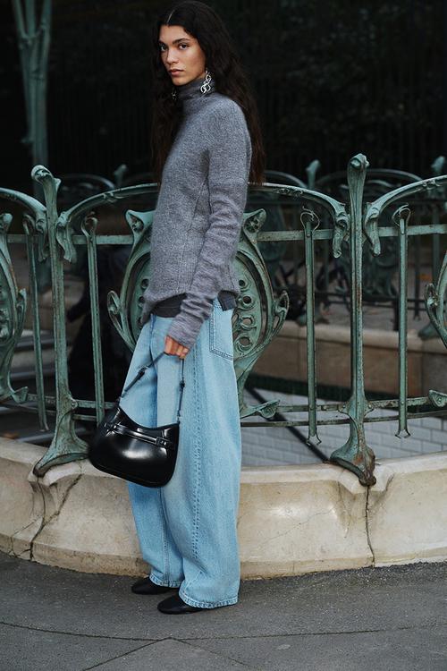 Barrel regular jeans - light denim blue