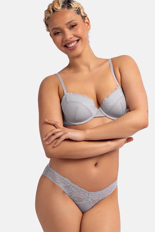 Muriel 2 pack demi - black/grey
