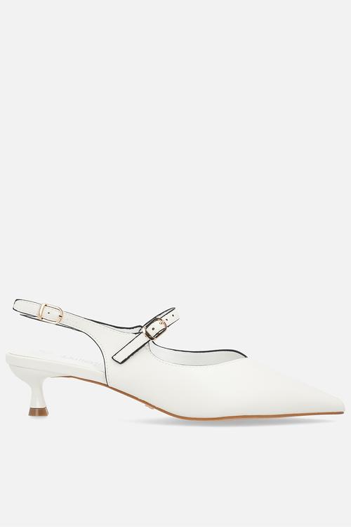 Leora 1 heel - white