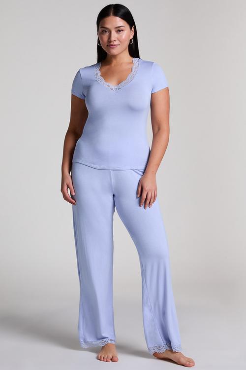 PJ Ss Jersey Lace Nanna - blue