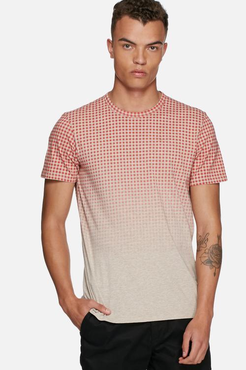 Gingham ombre tee