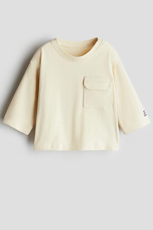 Long-sleeved t-shirt - light beige 