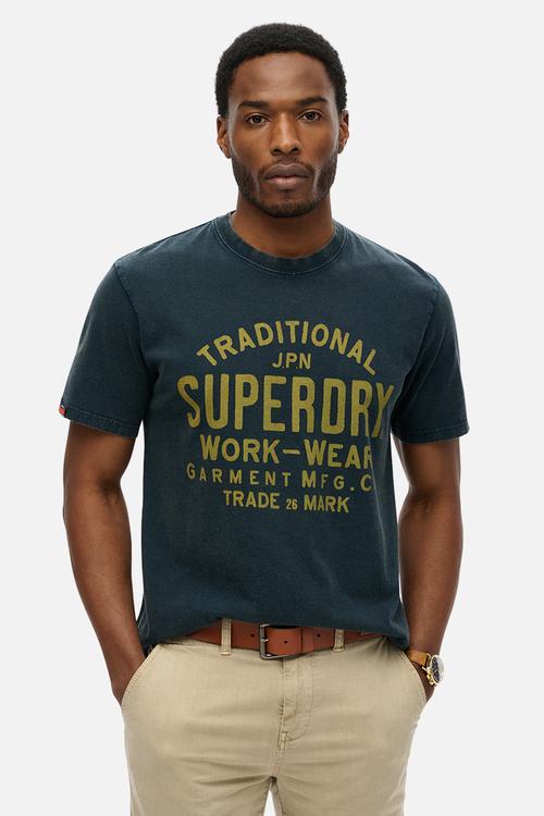 Machined Goods Workwear Tee - Eclipse Navy