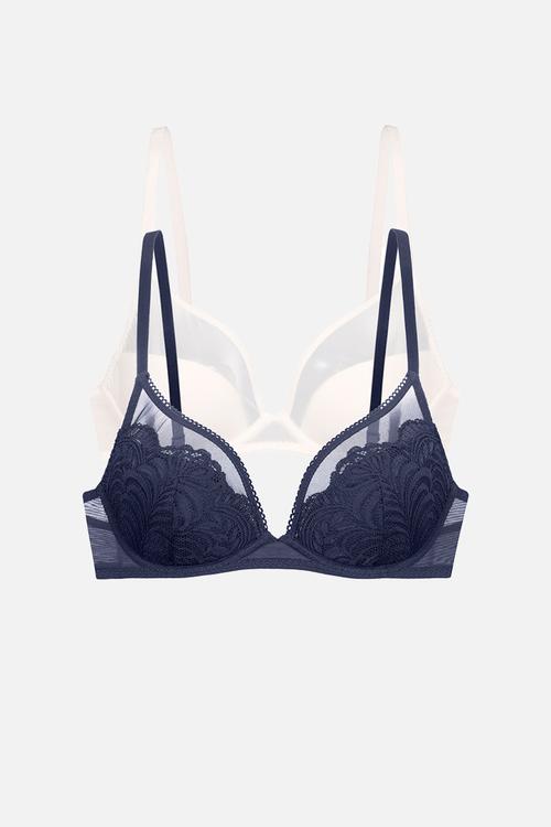 Plus Lincoln 2pack plunge - blue/ivory