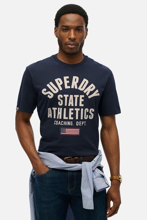 Athletic Ess Tee - Bradley Navy
