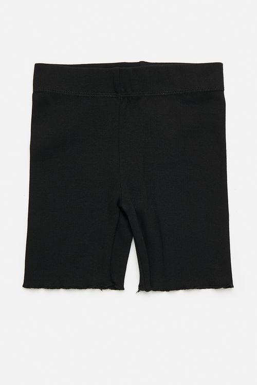 Girls multipack hailey bike short - black rib