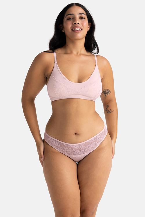 Plus Jazyln bralette - pink3