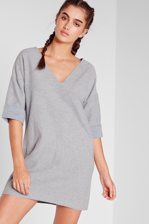Reverse oversized T-shirt dress