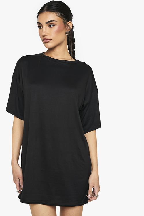 T-shirt mini dress - black