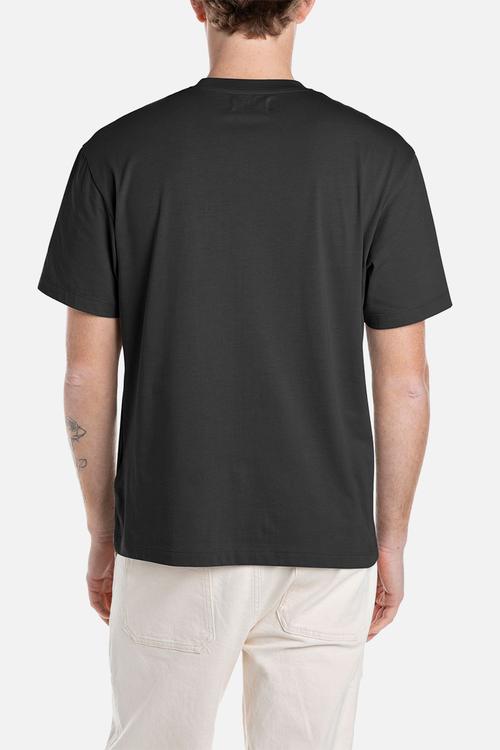 Relaxed Basic Jersey Tee - Black