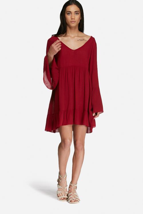 Tiered smock dress