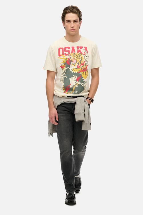 Osaka Loose Tee - Bone White