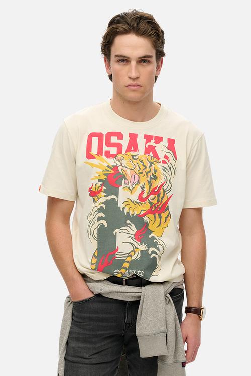 Osaka Loose Tee - Bone White