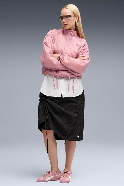 Dare to woven midi skirt - puma black
