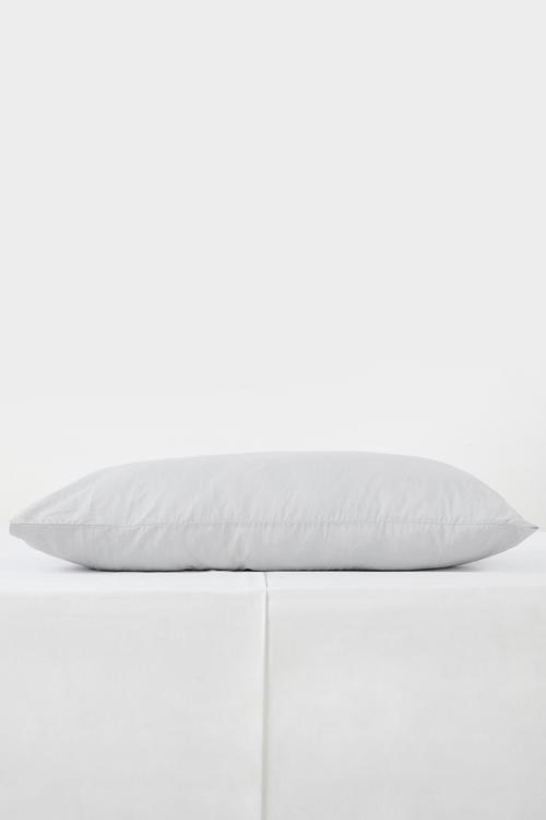 144 tc 100% cotton king pillowcase grey