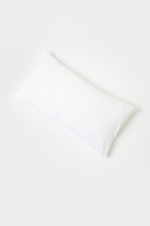 144 tc 100% cotton king pillowcase  white