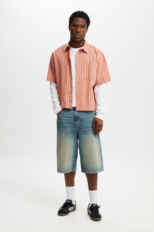 Super Baggy Jort - Vertigo Blue