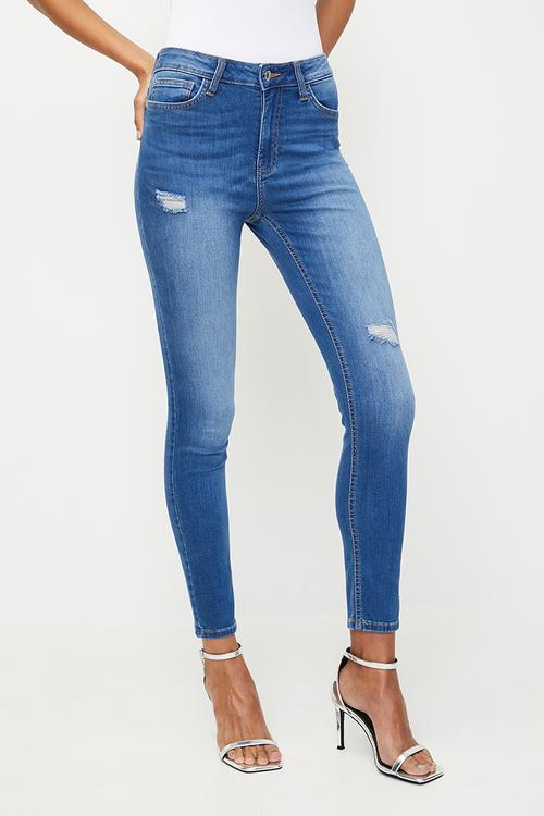 1981 High Rise Skinny - Mid Wash