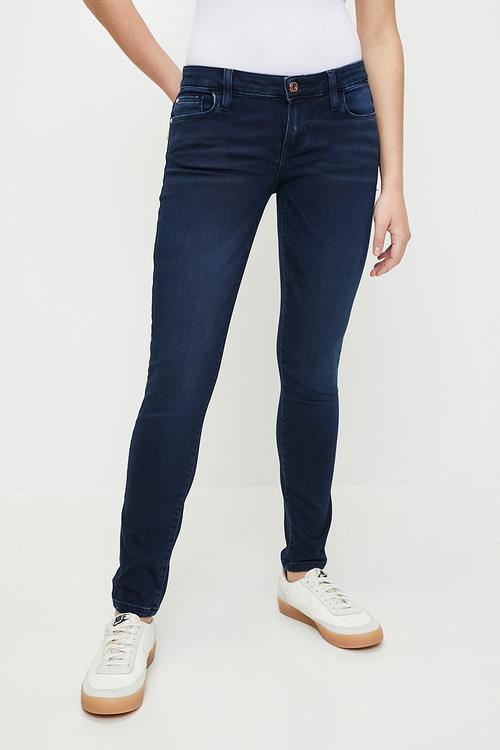 Power skinny low - dark wash