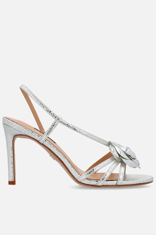 Leandra heel - silver