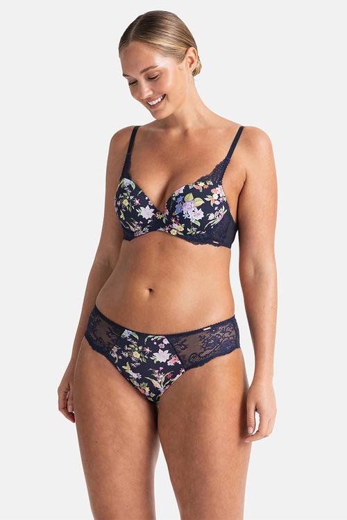 Finley balcony bra - ink
