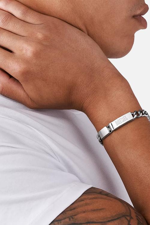 Diesel men's bracelet- silver