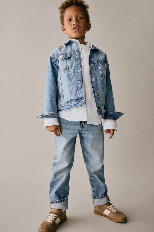 Relaxed fit jeans - light denim blue