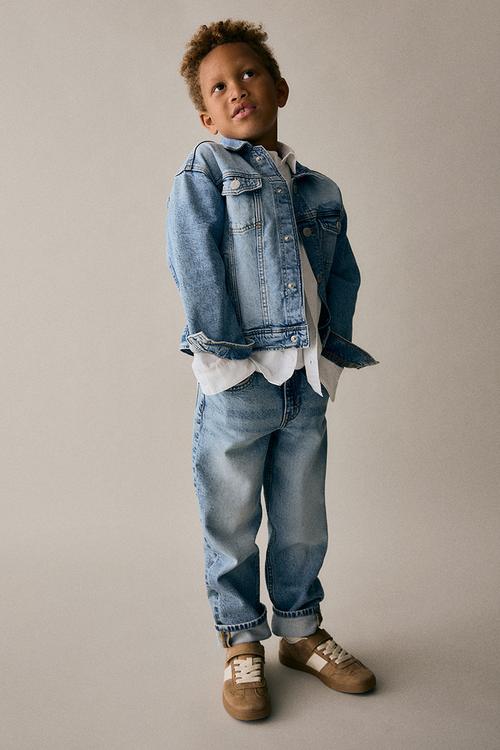 Relaxed fit jeans - light denim blue