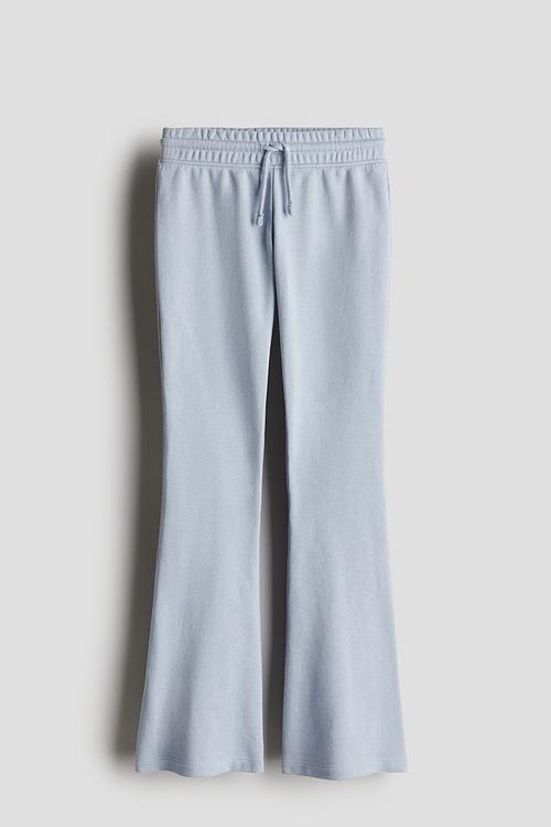 Flared joggers - light blue