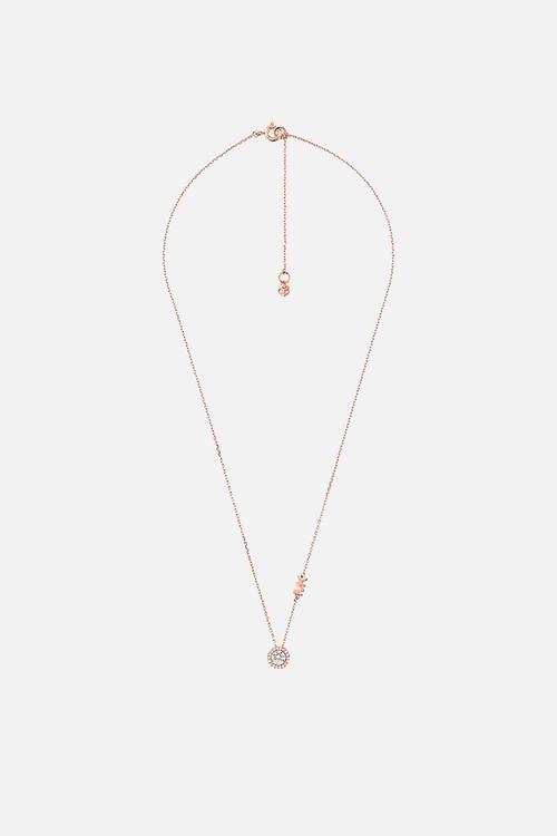 14k  sterling silver pendant necklace mkc1208an791- rose gold