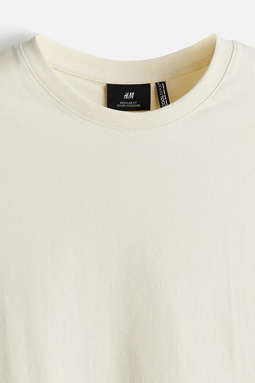 Coolmax® regular fit t-shirt - light beige