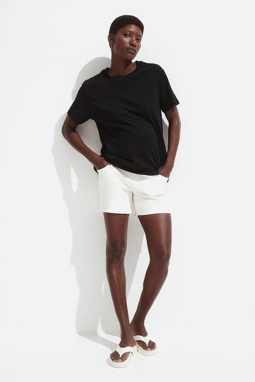 Mama cotton t-shirt - black