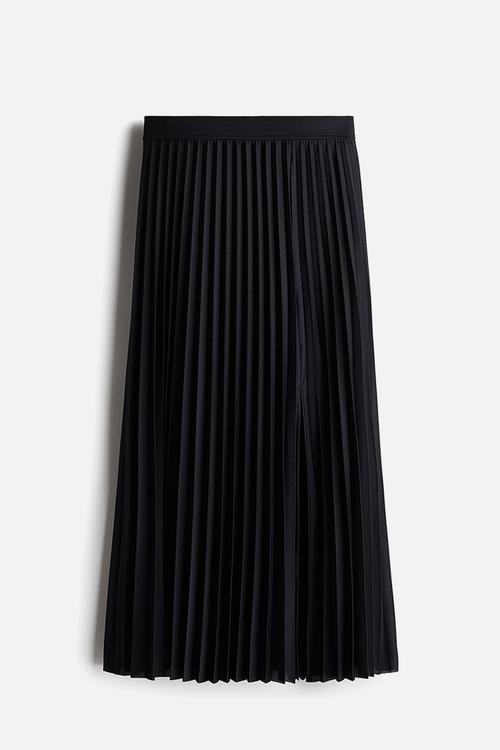 Pleated skirt - black