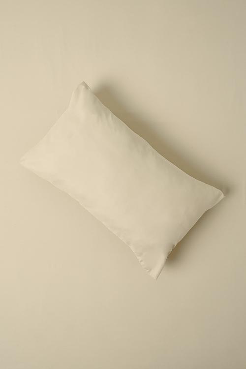 Recycled microfibre standard pillowcase set Stone