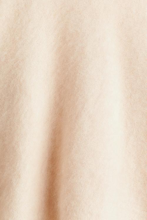 Oversized mohair-blend jumper - light apricot