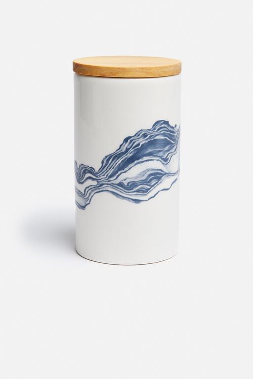 Large indigo jar