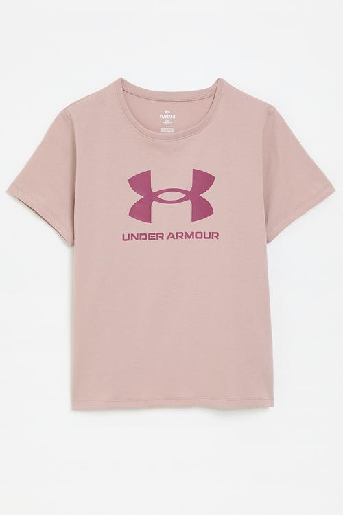 Ua Big Logo Short sleeve - Tourmaline Pink/Fuchsia Dusk