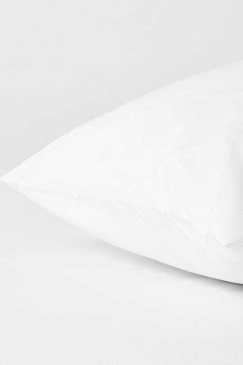 200TC King Cotton pillowcase - white