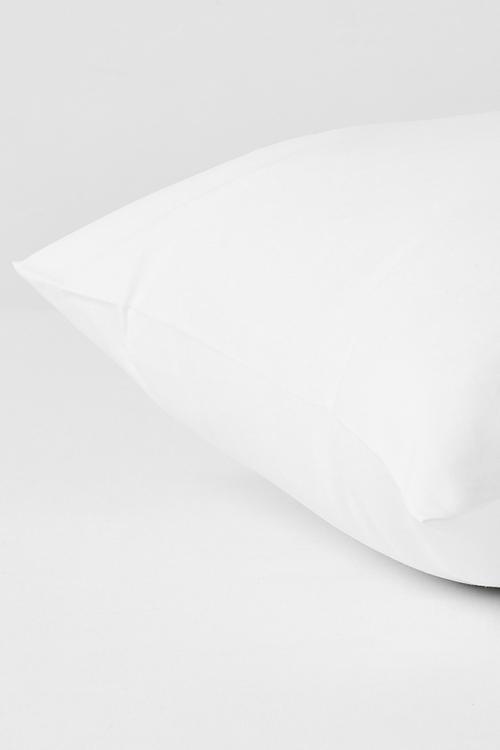 200TC cotton pillowcase set - white