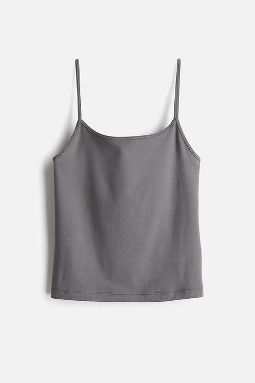Strappy top - grey