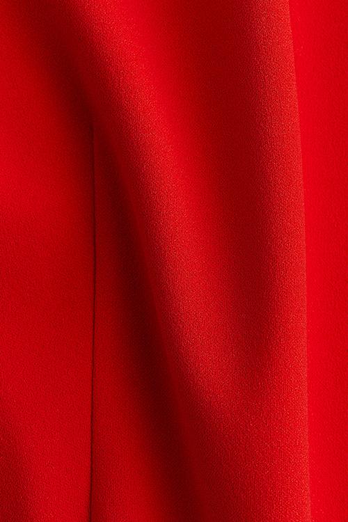 Waisted top - red