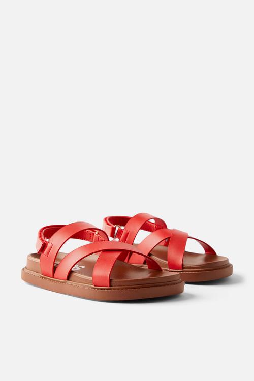 Blair Multi Strap Sandal - Varsity Red