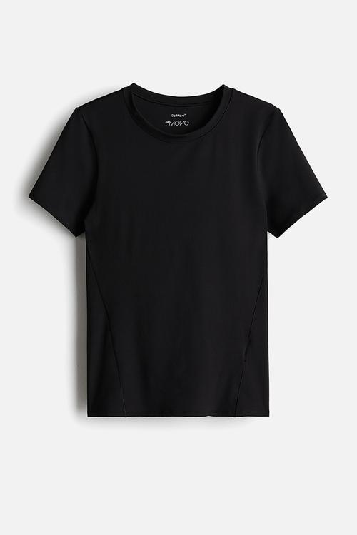 Sports top with drymove™ - black