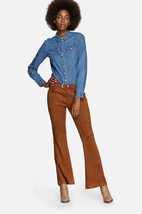 Fitted Denim Shirt