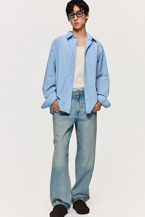 Loose jeans - light denim blue