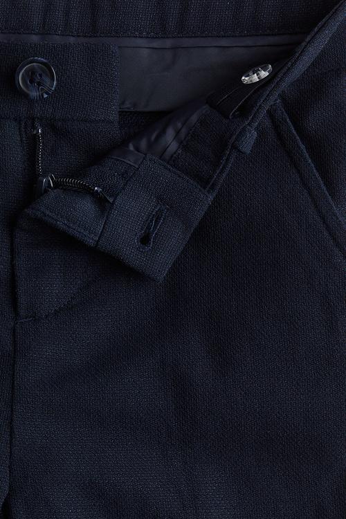 Slim fit suit trousers - navy blue 